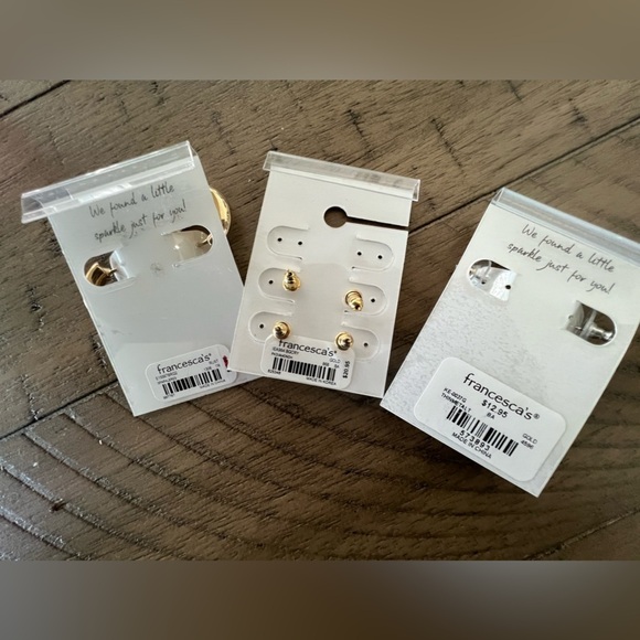 Francesca Earrings Gold and Silver Nickel Free - Picture 7 of 7